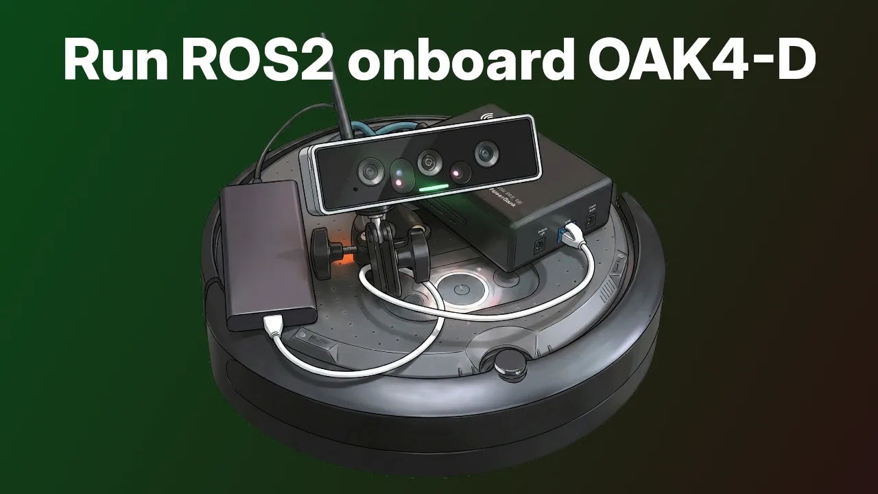 Running ROS2 onboard OAK4-D